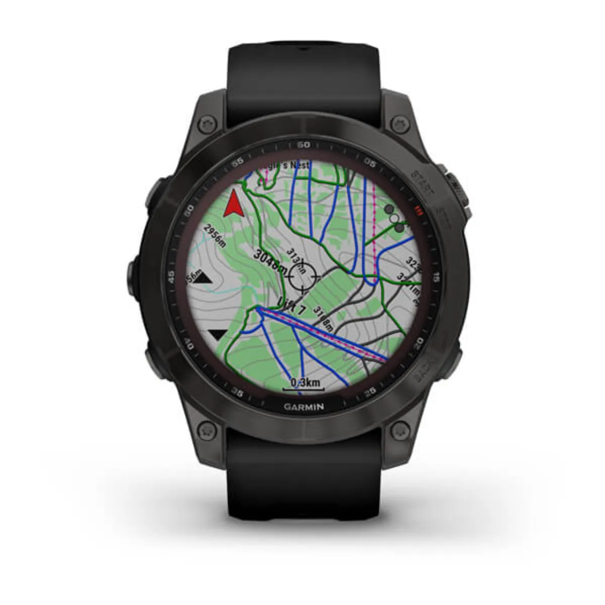 Garmin fenix 7 Standard 47 mm Silber/Graphit Bild 4