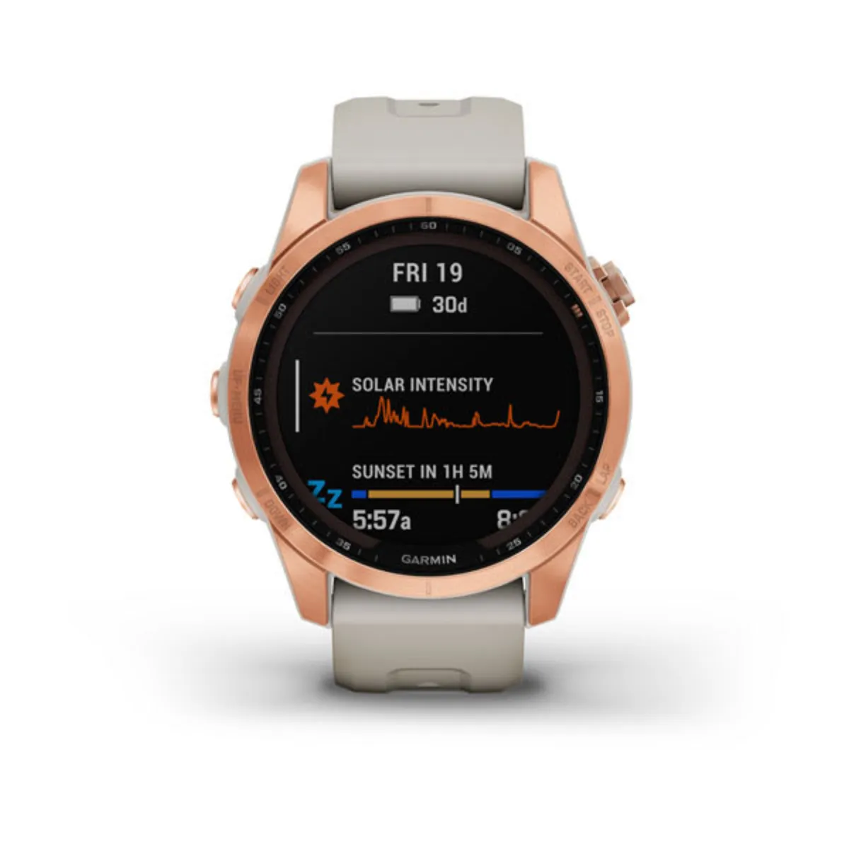 Garmin fenix 7S 42 mm Roségold/Beige Bild 10
