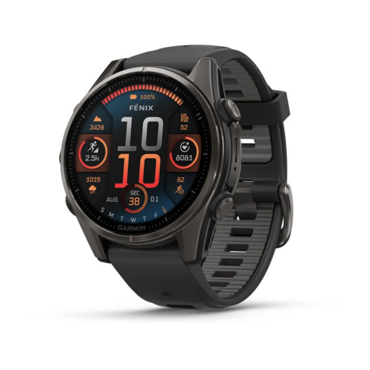 Garmin fenix 8 AMOLED 51 mm Schwarz/DLC Titan