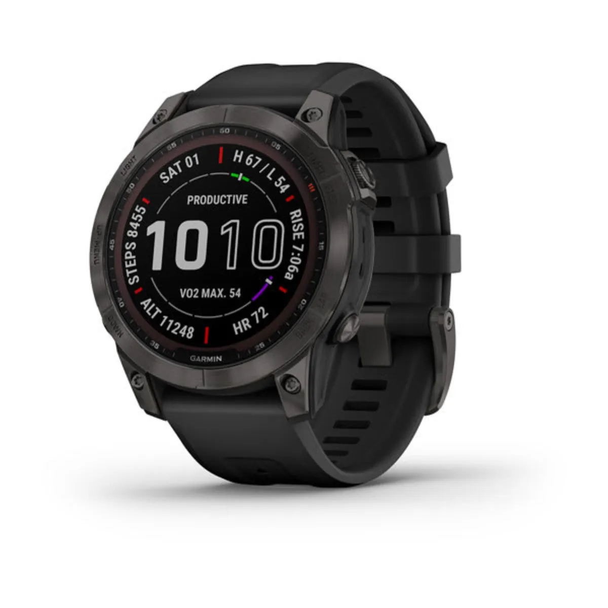 Garmin fenix 7 Standard 47 mm Silber/Graphit
