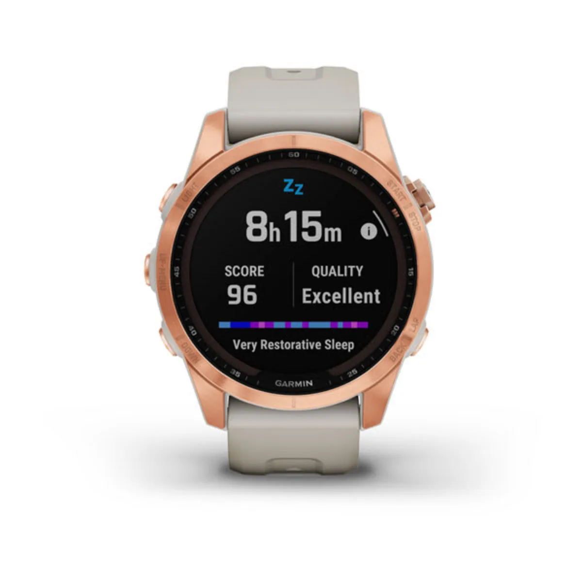 Garmin fenix 7S 42 mm Roségold/Beige Bild 7