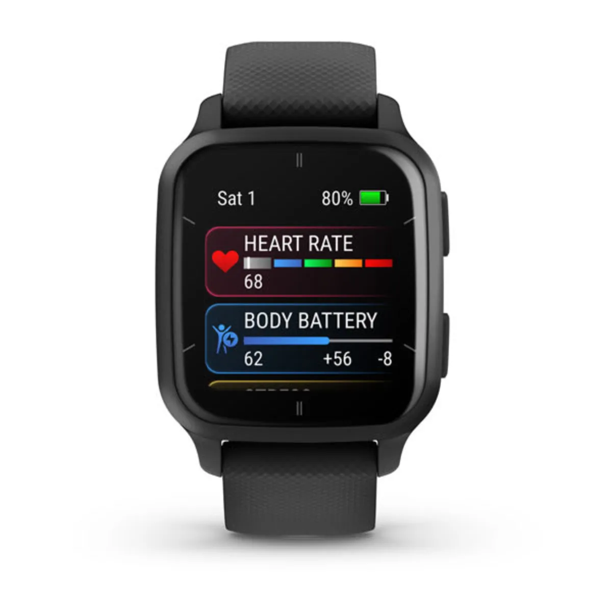 Garmin Venu Sq 2 Schwarz/Schiefergrau Bild 2