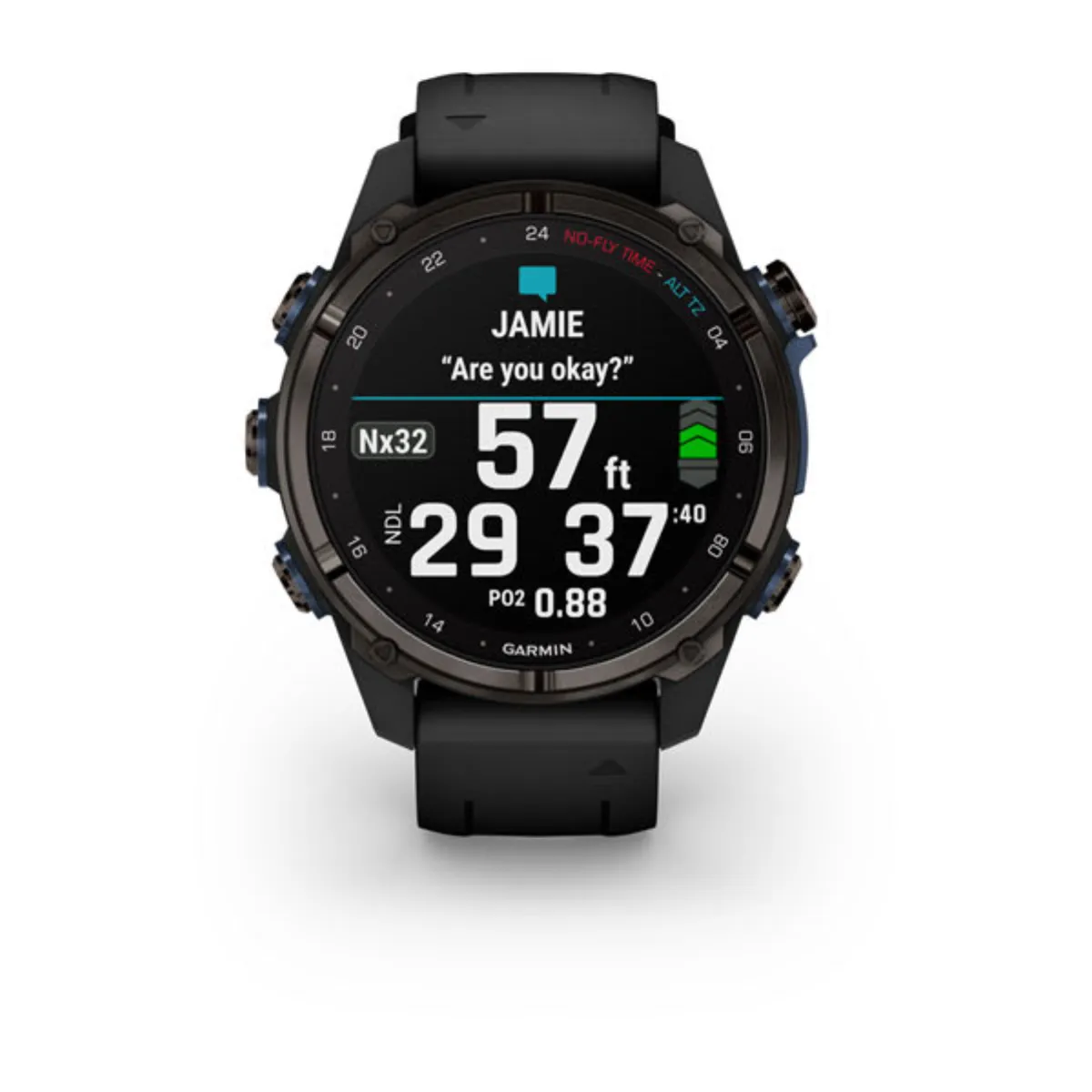 Garmin Descent Mk3 43 mm Schwarz/Silikon Bild 12